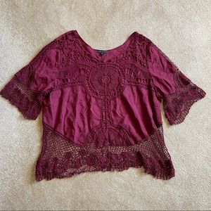 Lane Bryant Lace Blouse